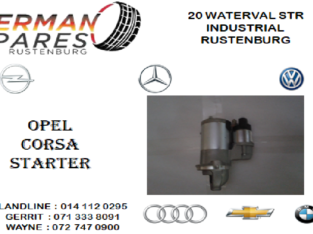 OPEL CORSA STARTER FOR SALE