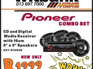 Pioneer Combo Set NOW ONLY R1999 at Midas Witbank!