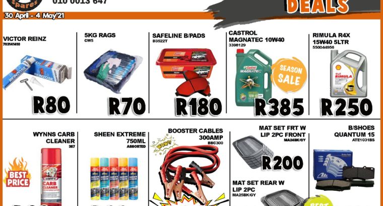 Stock up on your Pre-Winter Automotive Deals at Mhluzi Spares!