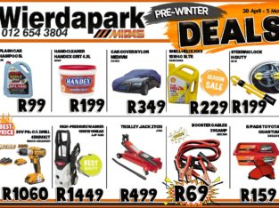 Stock up on your Pre-Winter Automotive Deals at Wierdapark Midas!