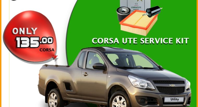 Corsa UTE Service Kit ONLY R135!