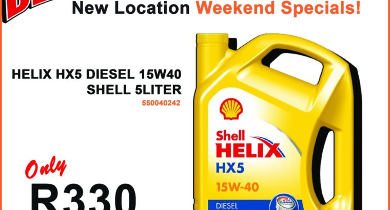 Shell Helix HX5 Diesel 15W40 5 Liter ONLY R330