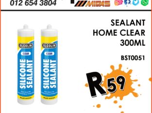 Silicone Sealant Home Clear 300ML ONLY R59 at Wierdapark Midas!