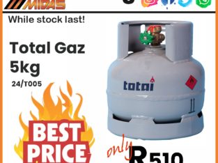 Total Gaz 5kg ONLY R510 at Middelburg Midas -Sparesworld!