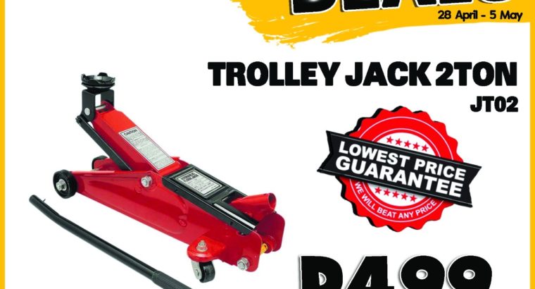 Trolley Jack 2 Ton ONLY R499 at Kliprivier AUTO Spares!