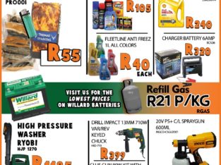 Unbeatable Weekend Specials at Modimolle Spares