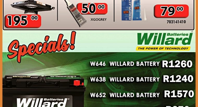 Wierdapark Midas Workshop Specials 7-17 April