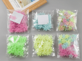 100 Pcs Glow Star Stickers