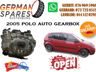 VW POLO 2005 AUTO GEARBOX FOR SALE