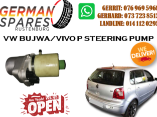 VW BUJWA/VIVO POWER STEERING PUMP FOR SALE