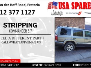 STRIPPING JEEP COMMANDER 5.7 FOR USED SPARE PARTS