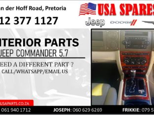 JEEP COMMANDER 5.7 NEW & USED INTERIOR SPARES/PARTS