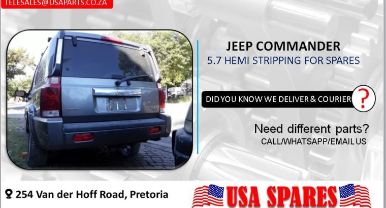 JEEP COMMANDER 5.7 2006 STRIPPING FOR SPARES