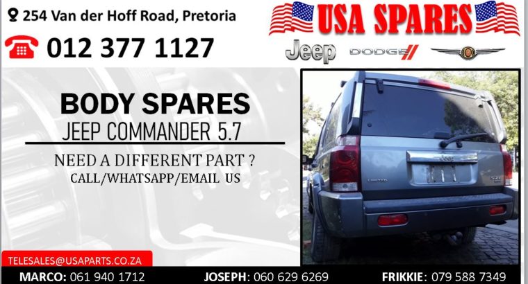 JEEP COMMANDER 2006-2010 BODY SPARES/PARTS FOR SALE
