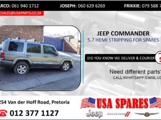 JEEP COMMANDER 5.7 STRIPPING FOR USED SPARES/PARTS