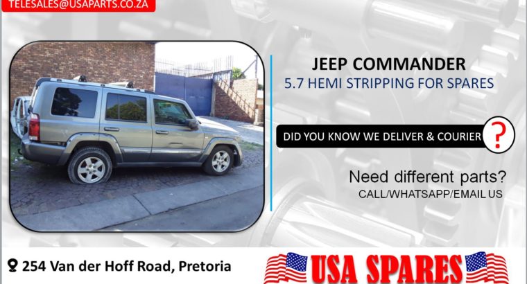 JEEP COMMANDER 5.7 STRIPPING FOR USED SPARES/PARTS