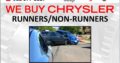 WE BUY CHRYSLER RUNNERS & NON RUNNERS FOR PARTS