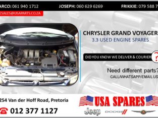 CHRYSLER GRAND VOYAGER 3.3 USED ENGINE SPARES/PARTS