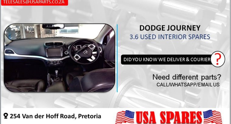 DODGE JOURNEY 3.6 USED INTERIOR SPARES/PARTS