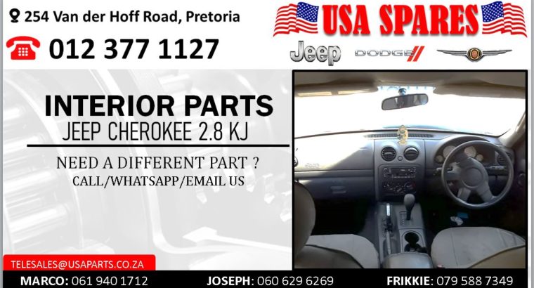 JEEP CHEROKEE 3.7/2.8/2.4 KJ NEW & USED INTERIOR SPARES/PARTS