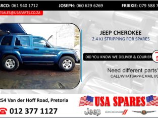 JEEP CHEROKEE 2.4 KJ STRIPPING FOR USED SPARES/PARTS