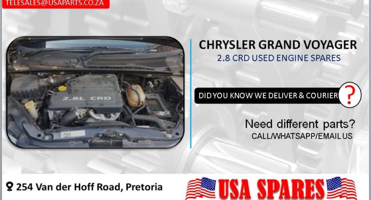 CHRYSLER GRAND VOYAGER 2.8 USED ENGINE SPARES/PARTS