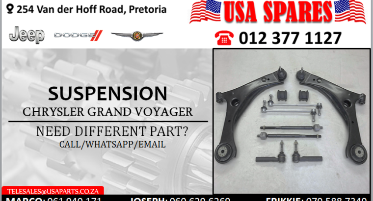 CHRYSLER GRAND VOYAGER USED SUSPENSION SPARES/PARTS