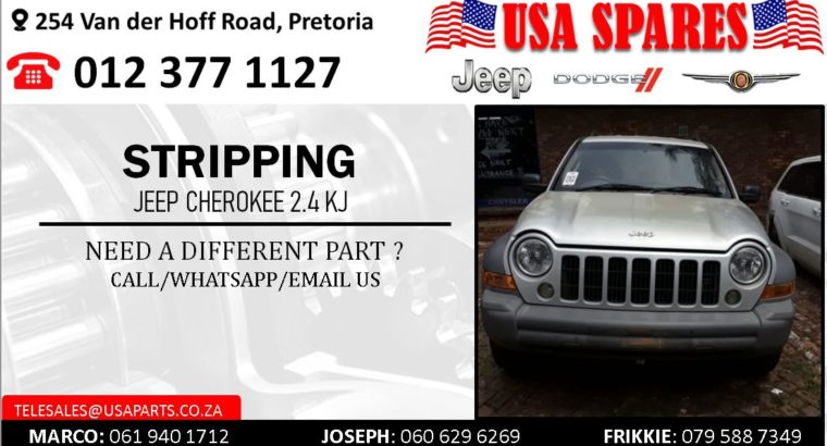 STRIPPING JEEP CHEROKEE 2.4 KJ FOR USED SPARE PARTS