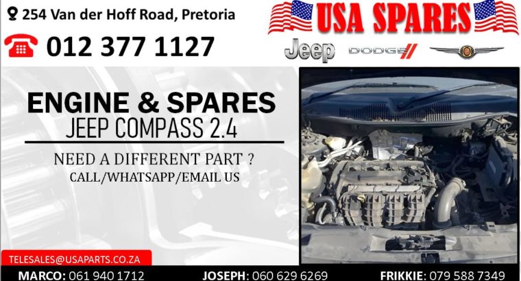 JEEP COMPASS 2.4 USED ENGINE & ENGINE SPARES/PARTS