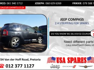 JEEP COMPASS 2.4 STRIPPING FOR USED SPARES/PARTS