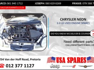 CHRYSLER NEON 2.0 USED ENGINE SPARES/PARTS