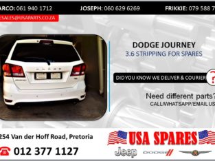 DODGE JOURNEY 3.6 2013 STRIPPING FOR SPARES