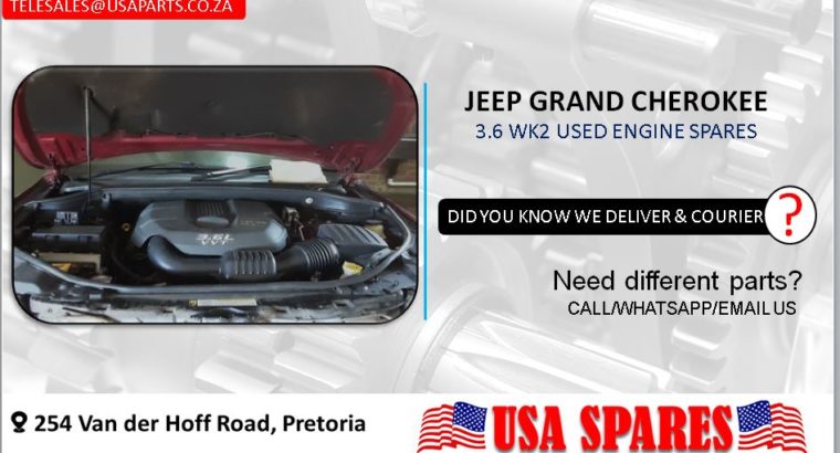 JEEP GRAND CHEROKEE 3.6 WK2 USED ENGINE SPARES/PARTS