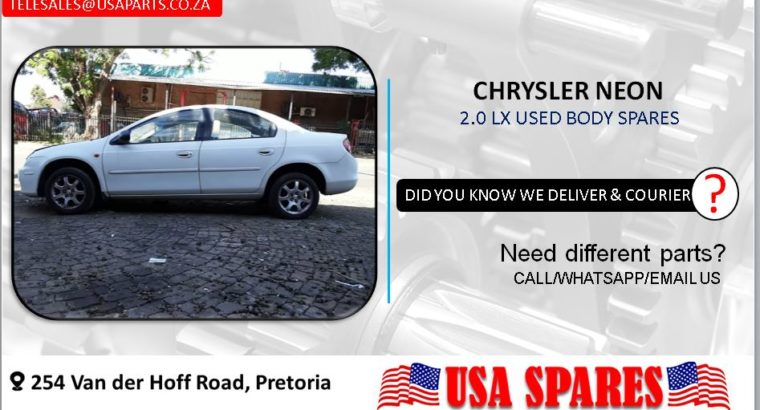 CHRYSLER NEON 2.0 USED BODY SPARES/PARTS