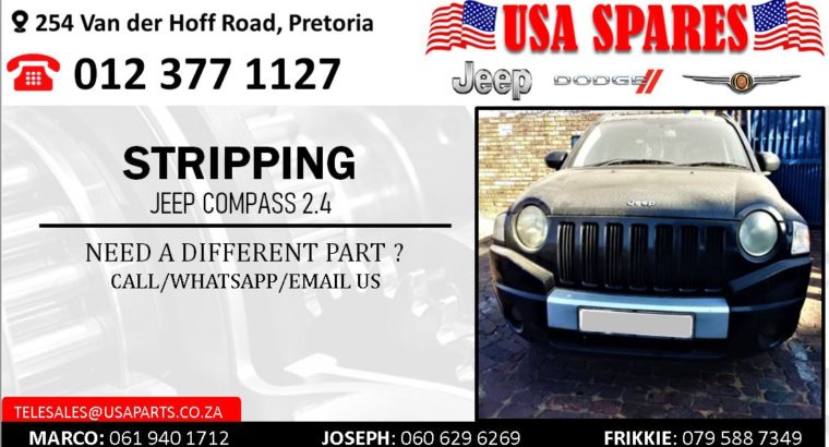 STRIPPING JEEP COMPASS 2.4 FOR USED SPARE PARTS