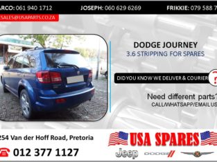 DODGE JOURNEY 2.7 2010 STRIPPING FOR SPARES