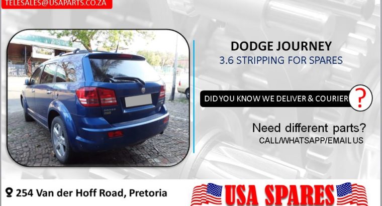 DODGE JOURNEY 2.7 2010 STRIPPING FOR SPARES