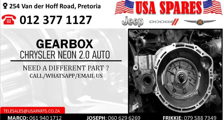 CHRYSLER NEON 2.0 AUTOMATIC USED GEARBOX