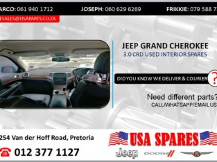 JEEP GRAND CHEROKEE 3.0 USED INTERIOR SPARES/PARTS