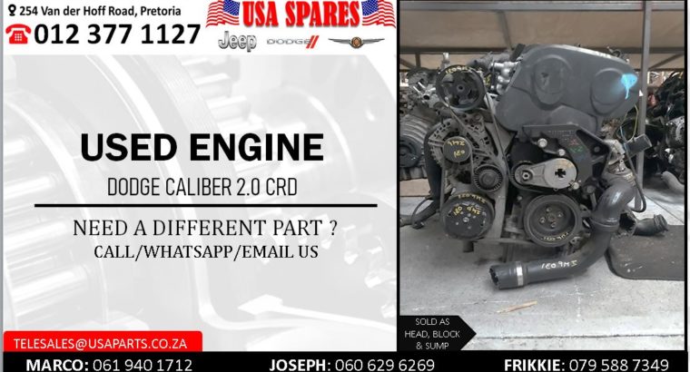 DODGE CALIBER 2.0 USED DIESEL ENGINE