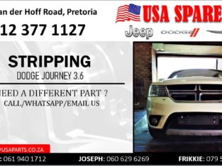 STRIPPING DODGE JOURNEY 3.6 FOR USED SPARE PARTS