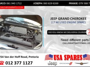 JEEP GRAND CHEROKEE 2.7 WJ USED ENGINE SPARES/PARTS