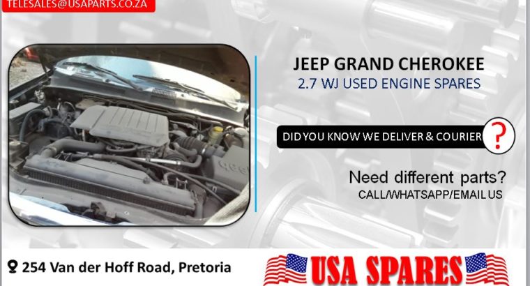 JEEP GRAND CHEROKEE 2.7 WJ USED ENGINE SPARES/PARTS