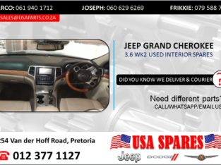 JEEP GRAND CHEROKEE 3.6 USED INTERIOR SPARES/PARTS