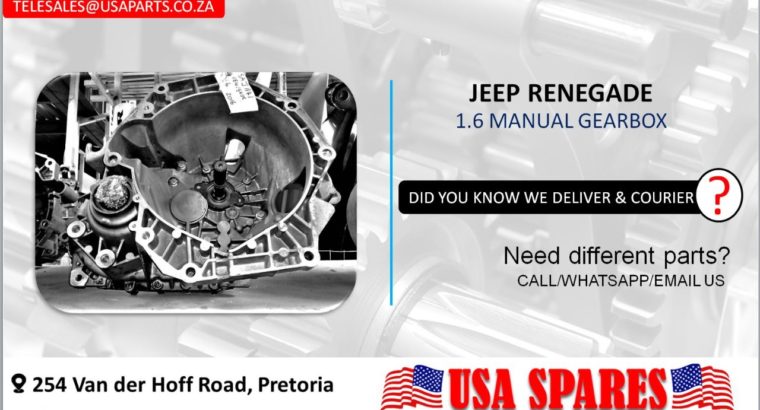 JEEP RENEGADE 1.6 MANUAL TRANSMISSION