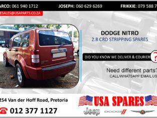DODGE NITRO 2.8 STRIPPING FOR USED SPARES/PARTS