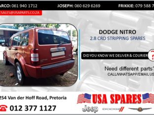 DODGE NITRO 2.8 2008 STRIPPING FOR SPARES