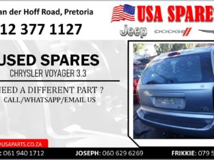 CHRYSLER VOYAGER 3.3 USED SPARES/PARTS