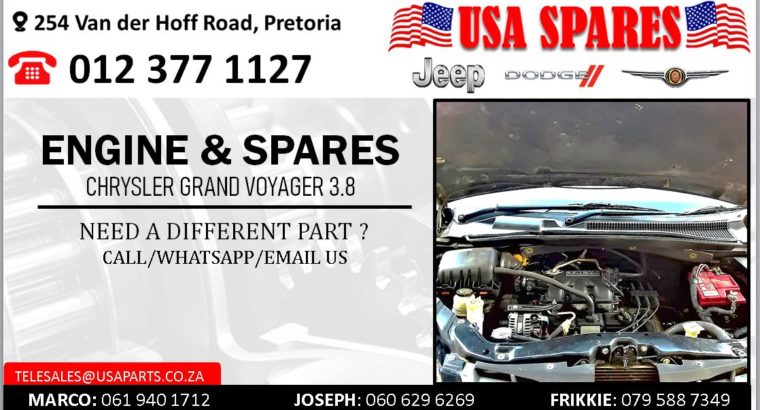 CHRYSLER GRAND VOYAGER 3.8 USED ENGINE & ENGINE SPARES/PARTS