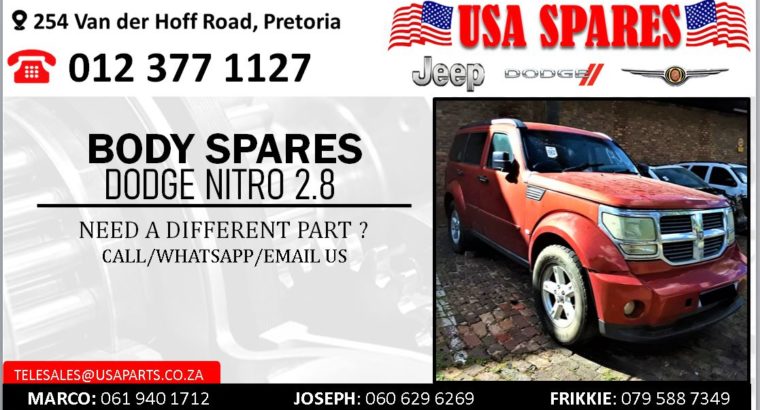 DODGE NITRO 3.7/2.8 2007-2012 BODY SPARES/PARTS